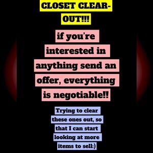 🚨CLOSET CLEAR-OUT🚨
